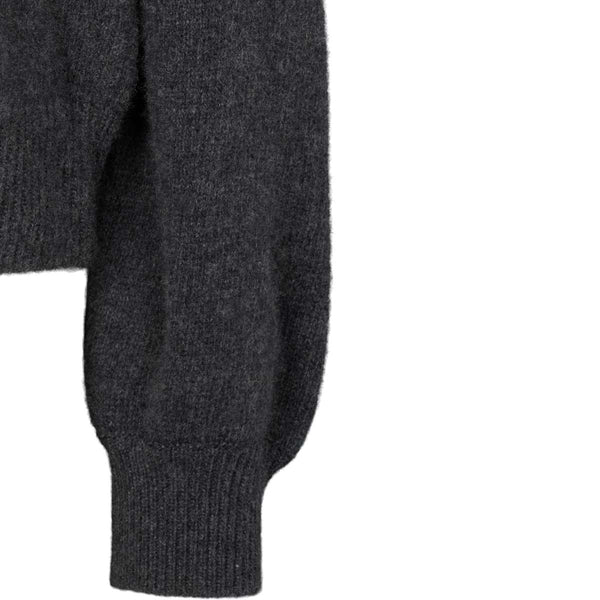 Esmé Iwona Polo Knit GOTS Damen Pullover grau