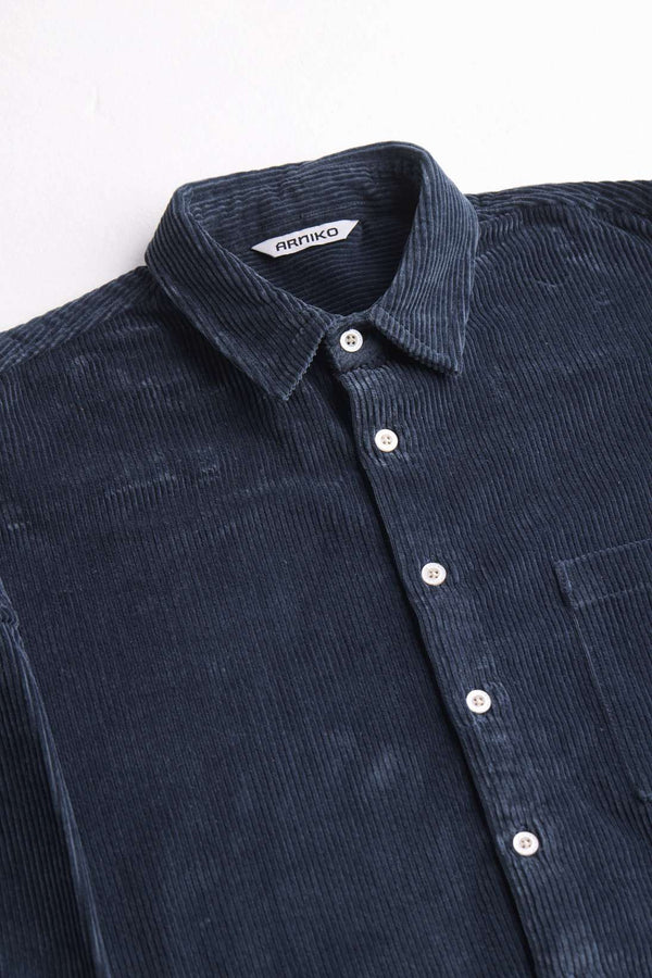 Arniko Tahira Cord Shirt Slate One Size Bio-Baumwolle grau