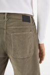 Dawn Mane Relaxed Straight Cord Hose Herren cognac hellbraun