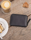 O MY BAG Robbie Wallet Soft Grain Leather Black Schwarz