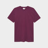 Dedicated Stockholm Fig Red T-Shirt Bio Baumwolle Shirt beere