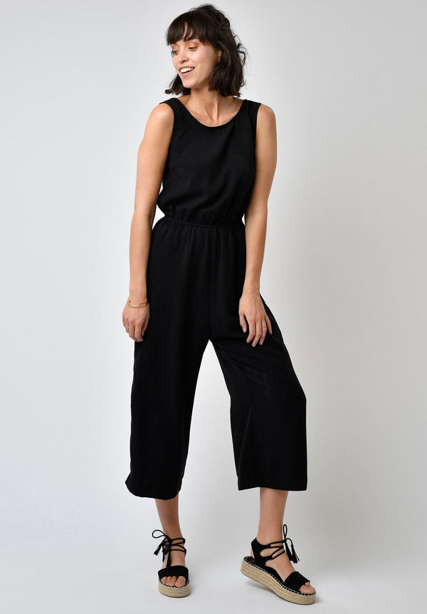 Lovjoi Staine Jumpsuit Damen Einteiler schwarz