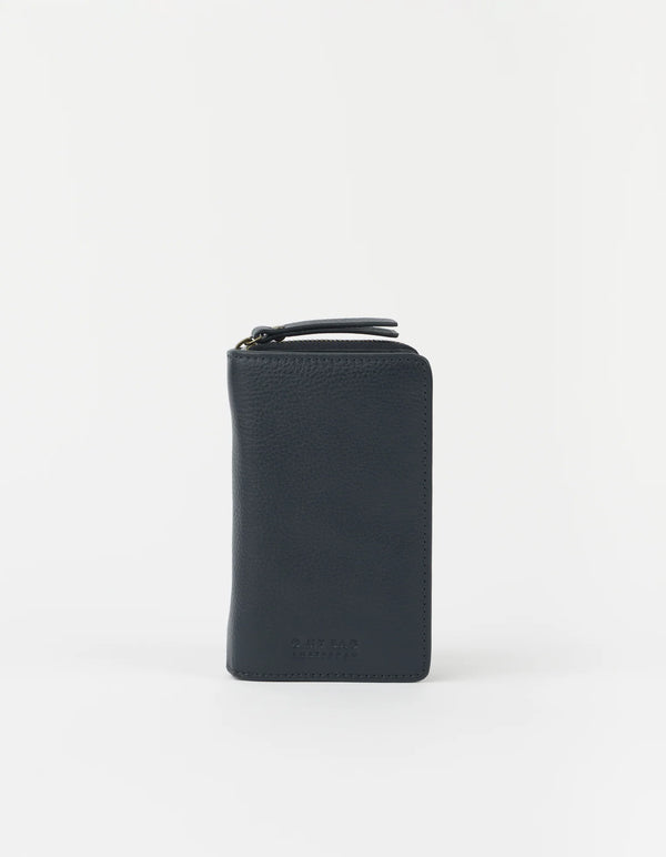 O MY BAG Jett Wallet Universe Blue Soft Grain Leather Geldbörse blau