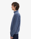 Colorful Standard Neptun Blue Quarter Zip Pullover Herren blau