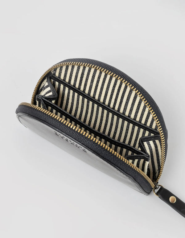 O My Bag Laura Coin Purse Classic Black Leder Münz-Portemonnaie unisex
