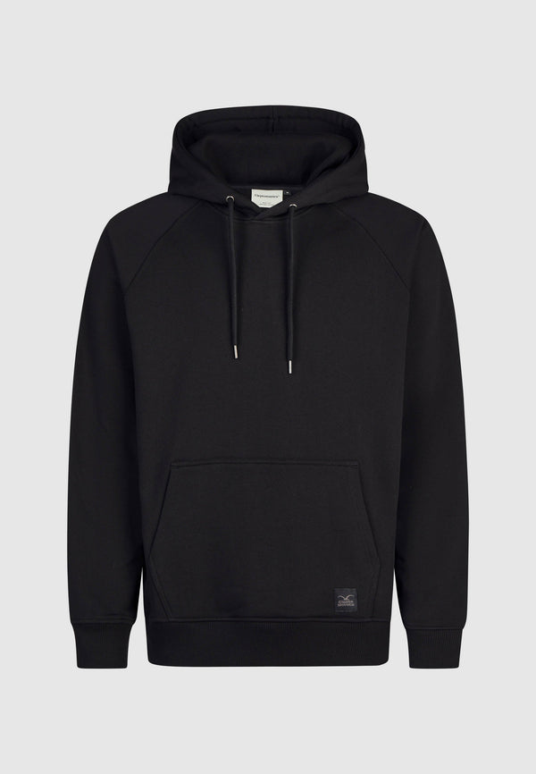 Cleptomanicx Mask Boxy Hooded Black Sweat Herren schwarz
