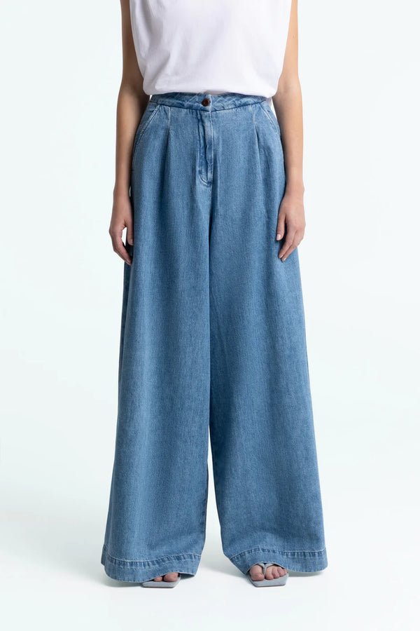 Kings of Indigo Elsa Pant Hose Damen blau