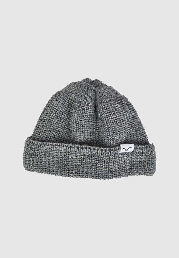 Cleptomanicx WALO Beanie Heather Grey Grau
