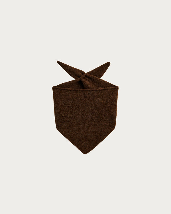 Homecore Baby Bandana Coffee Dreieckstuch Unisex braun