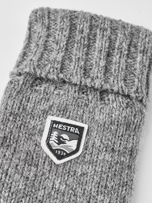 Hestra Basic Wool Glove Handschuh unisex grau