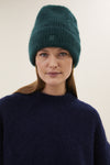 By-Bar Logo Beanie Dark Green unisex Mütze Mohair grün