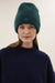 By-Bar Logo Beanie Dark Green unisex Mütze Mohair grün