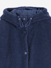Bobo Choses Reversible Nylon Vest Navy Blue Damen Weste Sherpa blau