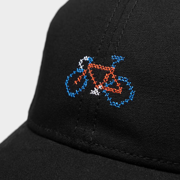 Dedicated Sport Cap Stitch Bike Black Unisex schwarz