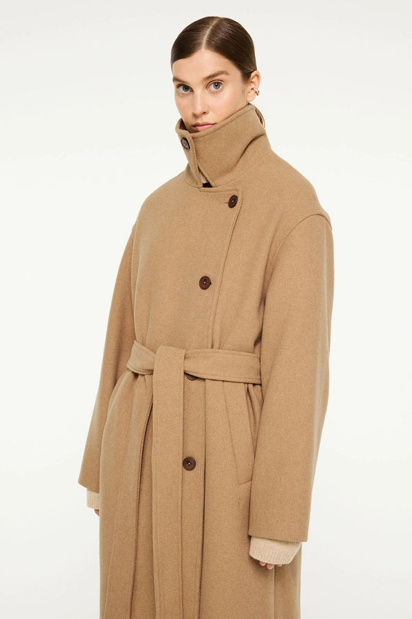 Elvine Milleah Wool Coat Damen Wollmantel Jacke camel