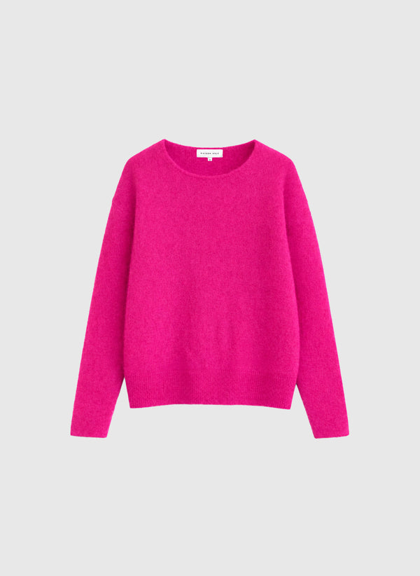 Maison Anje Likey Pullover Strick Alpaka Fuchsia Damen pink