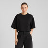 Dedicated Ljusdal Black T-Shirt Damen schwarz