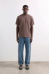 Edmmond Studios Duck Patch Plain Chocolate T-Shirt Herren braun
