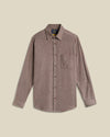 Portuguese Flannel Espiga Brown Herren Hemd Baumwolle beige