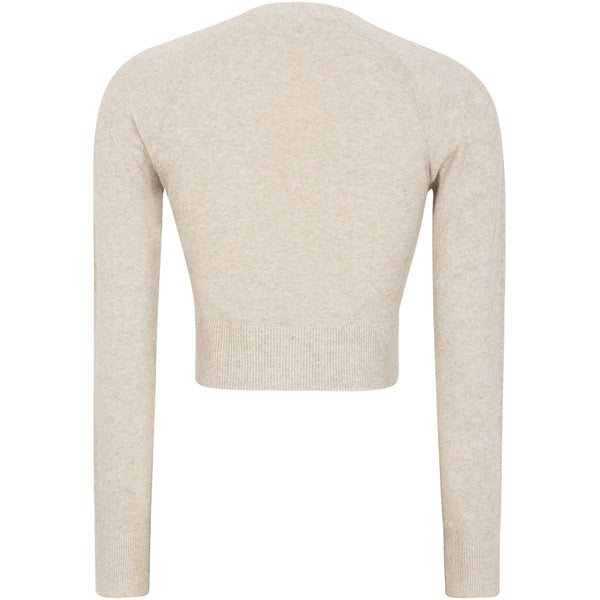 Esmé Rim Knit Cardigan Damen Stickjacke beige creme