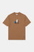 Edmmond Studio Avant Garde T-Shirt Herren Plain Brown