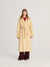 Bobo Choses Hand Made Wool Coat Light Yellow Damen Wollmantel gelb