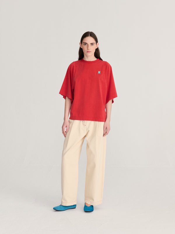 Bobo Choses Monster Mug BC Loose Fit T-Shirt Damen rot