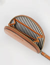 O MY BAG Laura Coin Purse Cognac Classic Leather Geldbörse braun