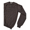 Harley of Scotland Wollpullover Dunkelbraun bunt meliert Gesamtansicht