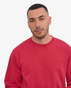 Colorful Standard Classic Organic Crew Sweatshirt Faded Red Unisex rot