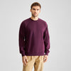 Dedicated Malmoe Base Fig RedSweatshirt Herren Crewneck beere