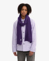 Colorful Standard Merino Wool Scarf Ultra Violett Schal lila