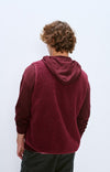 American Vintage Hoktown Weste Bordeaux Melange Herren dunkelrot meliert