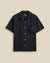 Portuguese Flannel Black Dogtown Kurzarm Hemd Herren schwarz