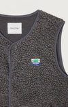 American Vintage Hoktown Weste Charcoal Melange Herren dunkelgrau