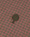 Faguo Iraty Flannel Hemd Herren kariert altrosa-khaki