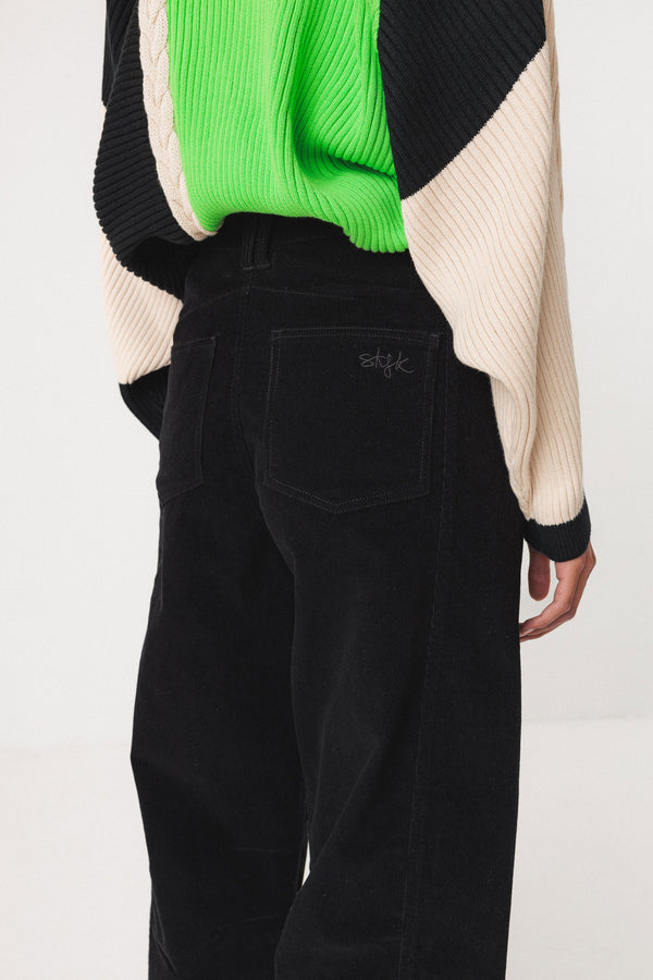 SKFK Narkue Trouser Damen Cord Hose schwarz