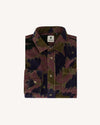 Faguo Signy Cord Overshirt Navy Herren gemustert braun blau