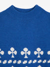 Bobo Choses Farm Oversize-Pullover Jaquard Damen blau