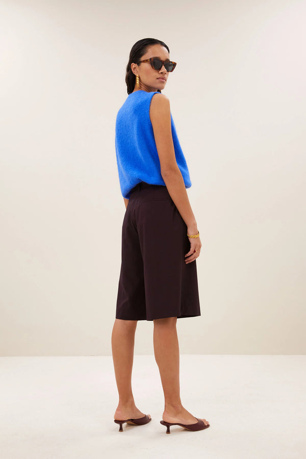 By-Bar Electric Blue Meya Spencer Pullunder Damen blau