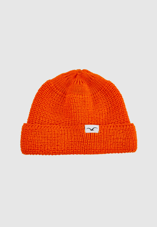 Cleptomanicx WALO Beanie Puffins Bill Orange