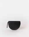 O My Bag Laura Coin Purse Classic Black Apfel Leder Münz-Portemonnaie unisex