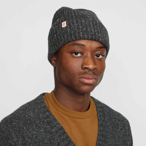 Revolution Melange Beanie Mütze Unisex schwarz