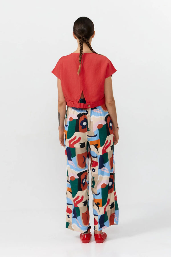 Suite 13 Red Hebron Top Damen rot
