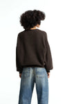 Kings of Indigo Decima Chocolate Brown Cardigan Damen braun