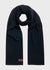 Klitmøller Collective Fine Rib Schal Navy aus Wolle