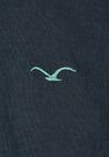 Cleptomanicx Ligull Boxy Tee T-Shirt Herren blue graphite