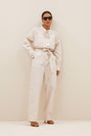 By-Bar Esra Popline Suit Almond Damen Jumpsuit creme