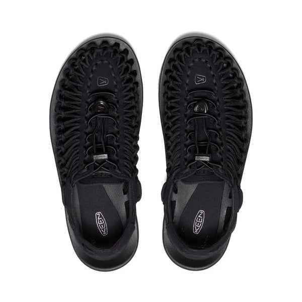 KEEN UNEEK Black Trekkingsandale unisex schwarz