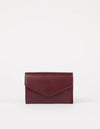 O MY BAG Jo`s Purse Dark Cherry Leather Dunkelrot